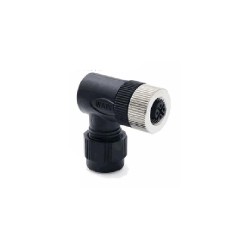 Connecteur femelle M12, 4 pol., codage A IP67, 4A, non-blindé